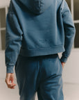 Blueberry Overlock hoodie
