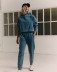 Blueberry Overlock hoodie