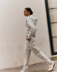 Grey Overlock pants