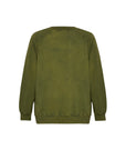 Tropical green sweater men