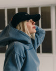 Blueberry Overlock hoodie