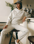 Grey Overlock pants