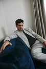 Grey neoprene men's set