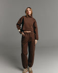 Fudge Brown neoprene pants