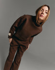 Fudge Brown neoprene pants