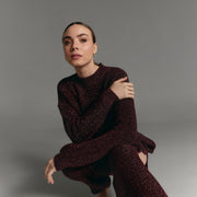 Oriana burgundy sweater