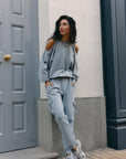 Dusty blue cargo sweater