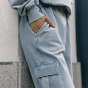 Dusty blue cargo pants