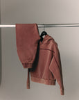 Pomegranate Overlock hoodie