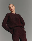 Oriana burgundy sweater