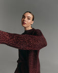 Oriana burgundy sweater