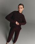 Oriana burgundy sweater