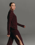 Oriana burgundy sweater