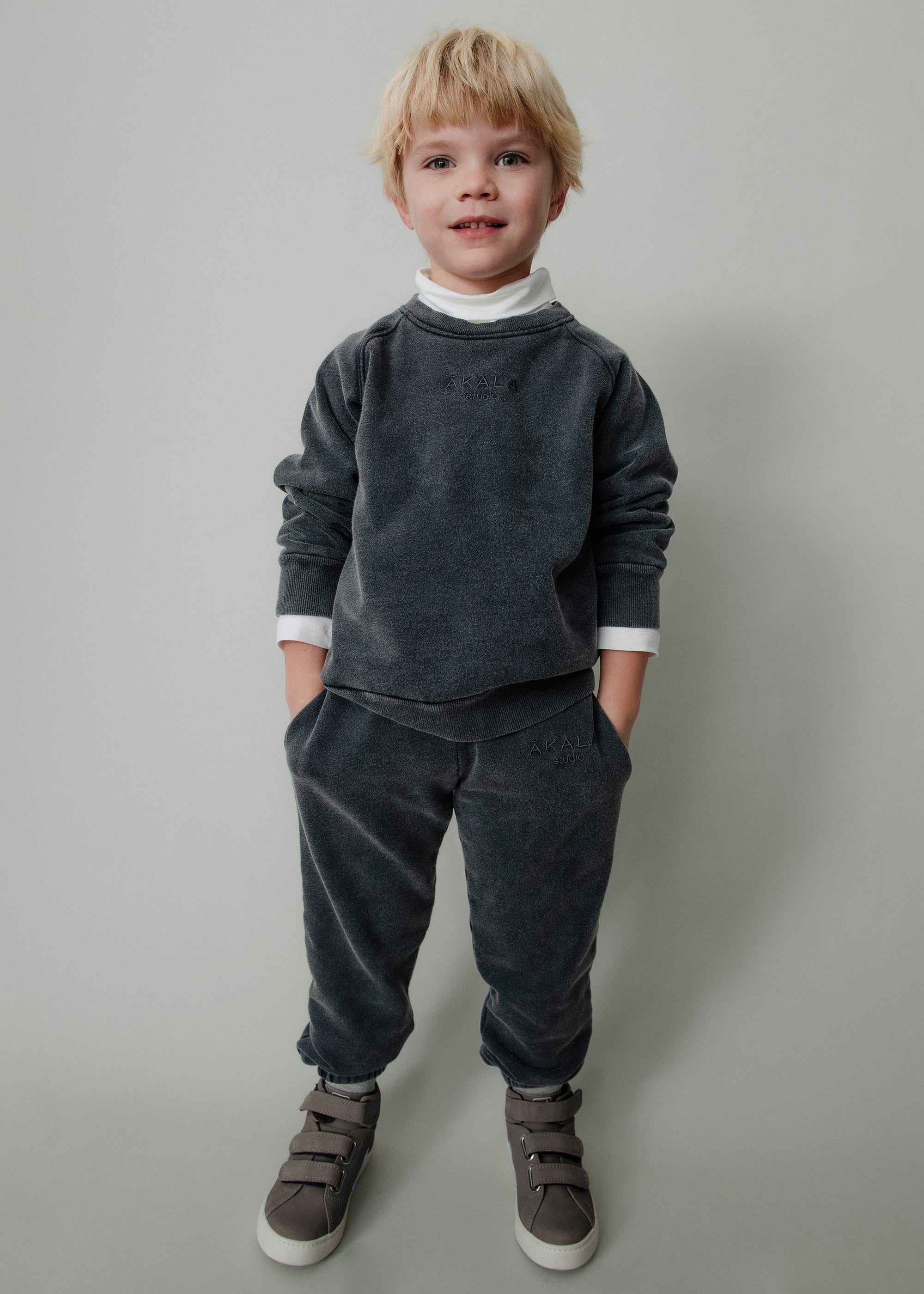 Pantaloni Washed Grey da bambino 